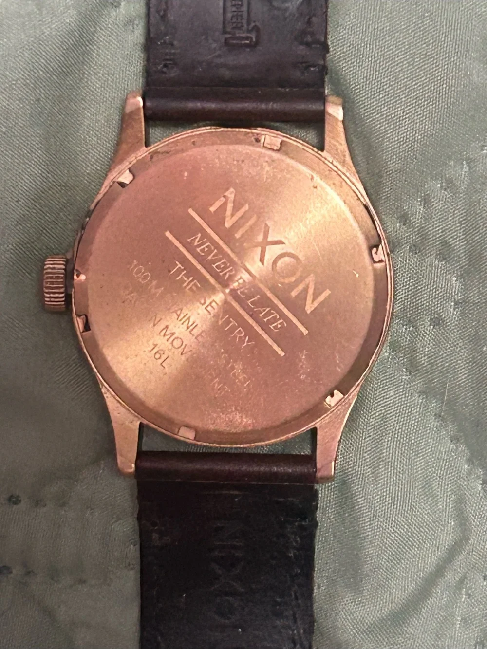 Nixon Rose Gold Sentry Watch